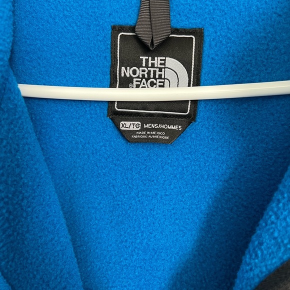 Men’s North Face Blue Gray Jacket Coat Size XL Mint Condition Fleece - Picture 4 of 8